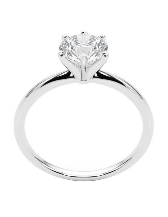 ANILLO DE COMPROMISO DE ORO 18K CON DIAMANTE DE LABORATORIO (SUSTENTABLE) 1 D VVS2 IGI- LG598341854