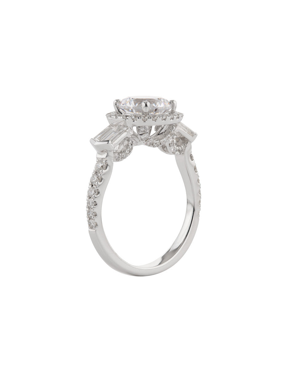 18K GOLD ENGAGEMENT RING WITH LABORATORY DIAMOND (SUSTAINABLE) 0.74 E VS1 IGI