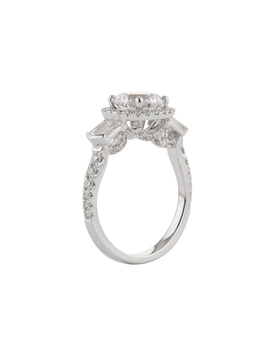 18K GOLD ENGAGEMENT RING WITH LABORATORY DIAMOND (SUSTAINABLE) 0.74 E VS1 IGI