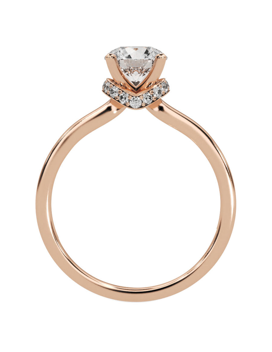 Anillo de compromiso - pavé - M1219-RD-LG
