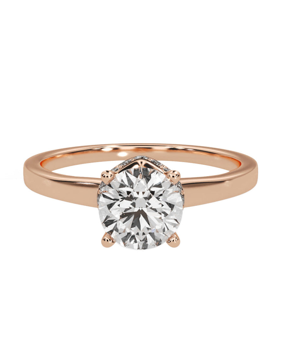 Anillo de compromiso - pavé - M1219-RD-LG