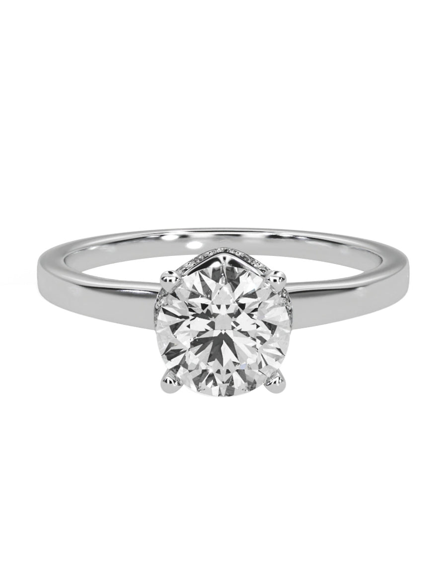 MONTADURA PARA PERSONALIZAR ANILLO DE COMPROMISO - PAVÉ
