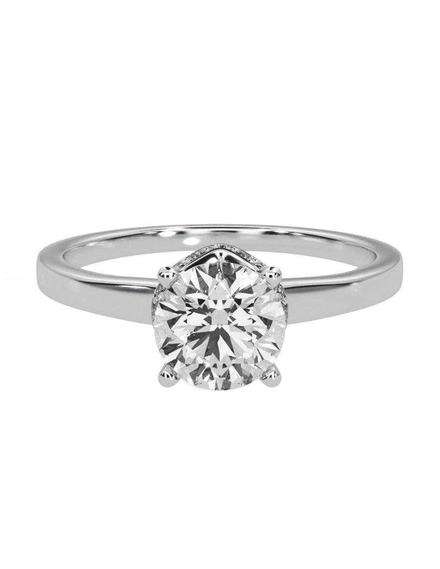 Anillo de compromiso - pavé - M1219-RD-LG