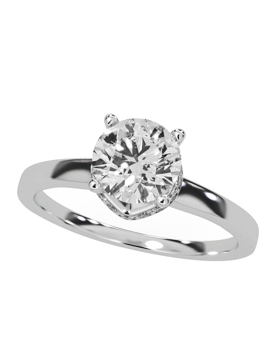 Anillo de compromiso - pavé - M1219-RD-LG