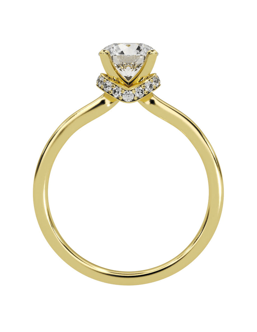 Anillo de compromiso - pavé - M1219-RD-LG