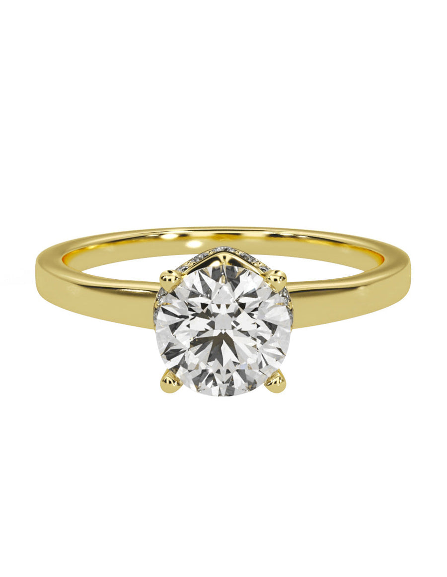Anillo de compromiso - pavé - M1219-RD-LG