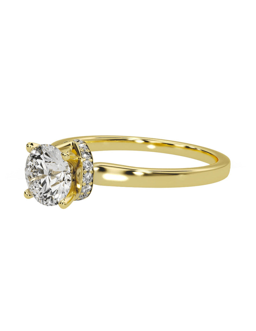 Anillo de compromiso - pavé - M1219-RD-LG