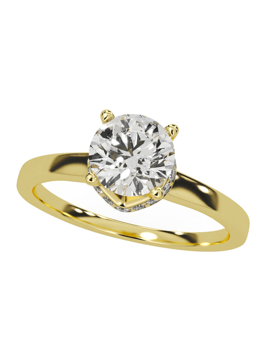 Anillo de compromiso - pavé - M1219-RD-LG