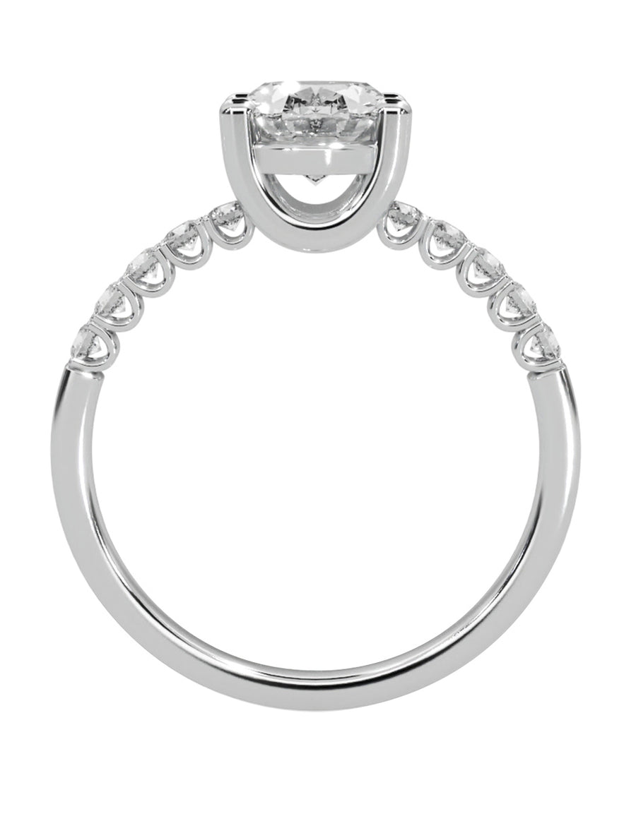 MONTADURA PARA PERSONALIZAR ANILLO DE COMPROMISO - PAVÉ