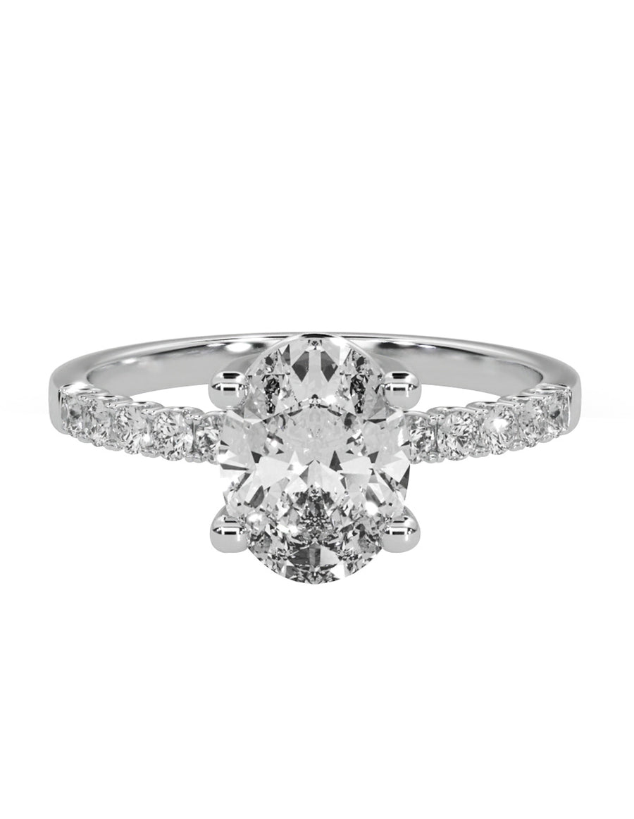 MONTADURA PARA PERSONALIZAR ANILLO DE COMPROMISO - PAVÉ