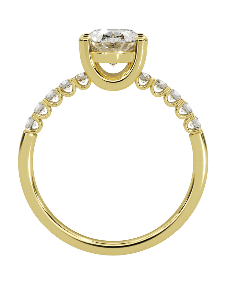 MONTADURA PARA PERSONALIZAR ANILLO DE COMPROMISO - PAVÉ