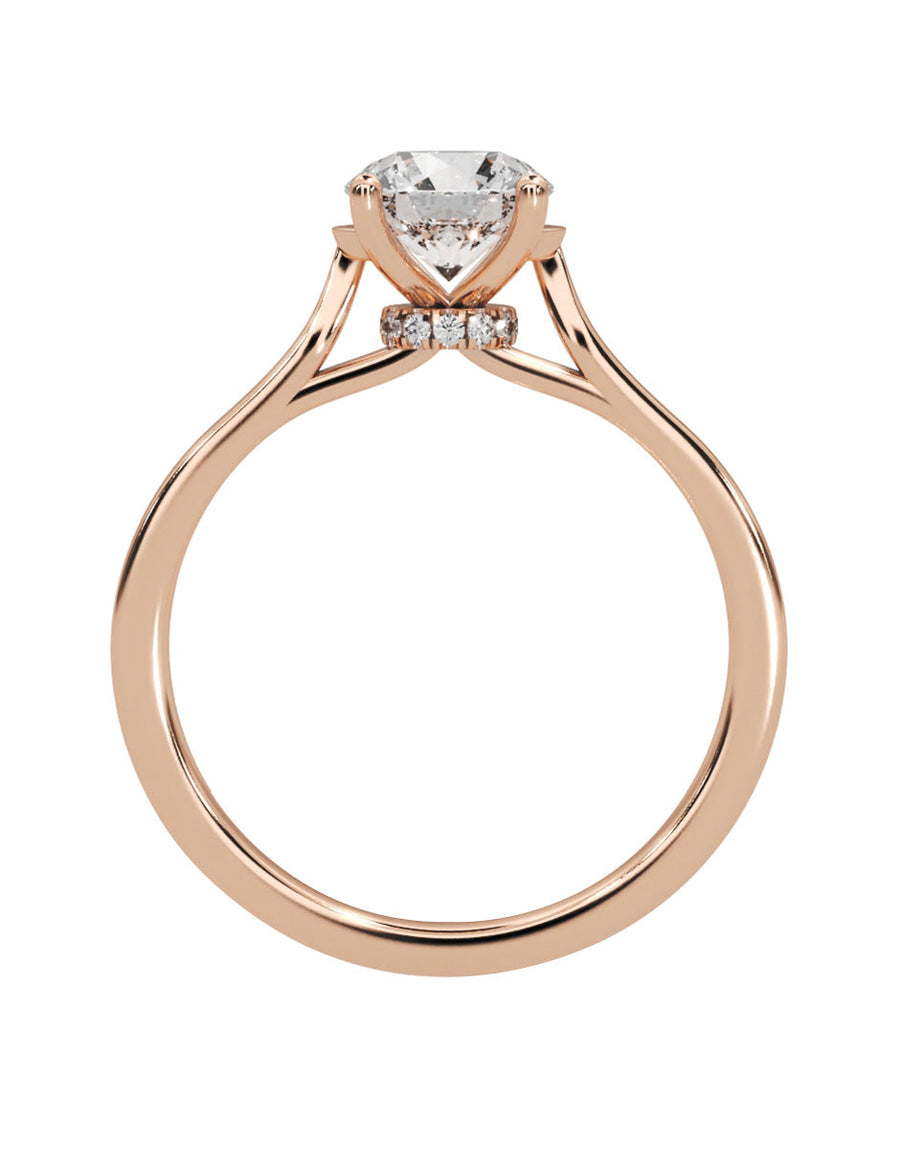 Anillo de compromiso - pavé - M1222-RD-LG