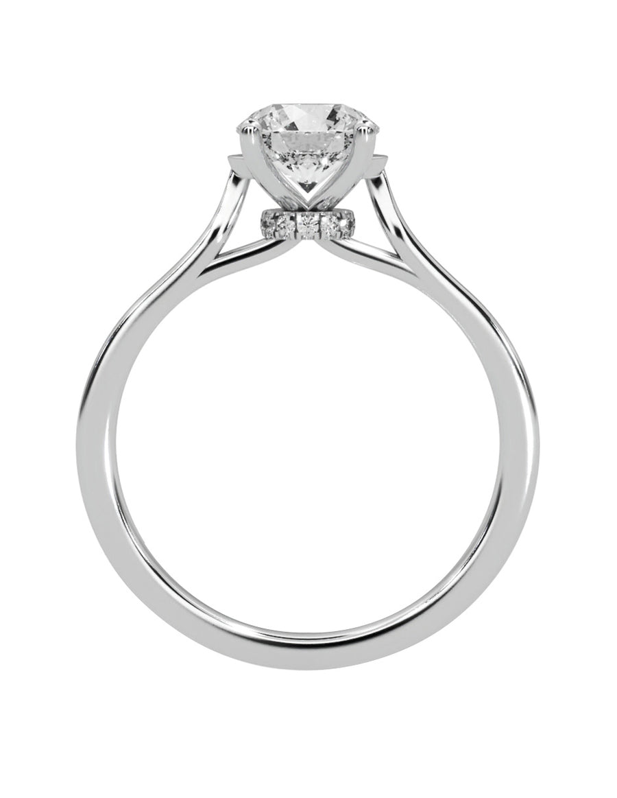MONTADURA PARA PERSONALIZAR ANILLO DE COMPROMISO - PAVÉ