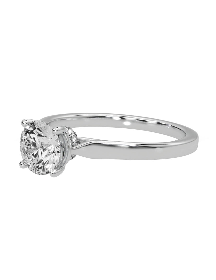 MONTADURA PARA PERSONALIZAR ANILLO DE COMPROMISO - PAVÉ