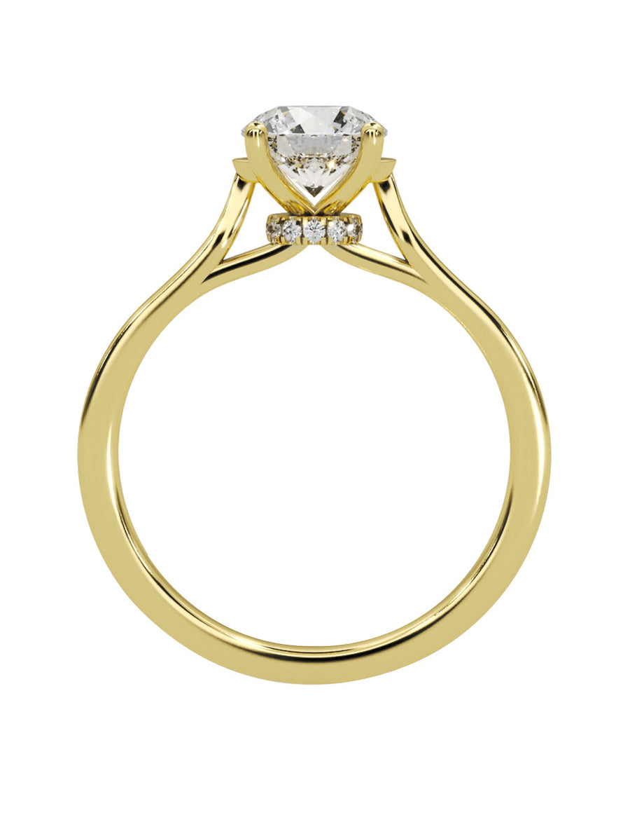 MONTADURA PARA PERSONALIZAR ANILLO DE COMPROMISO - PAVÉ