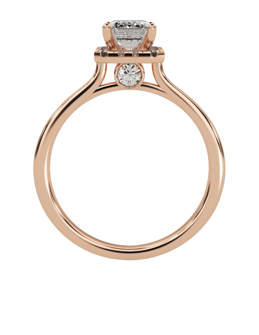 MONTADURA PARA PERSONALIZAR ANILLO DE COMPROMISO - PAVÉ
