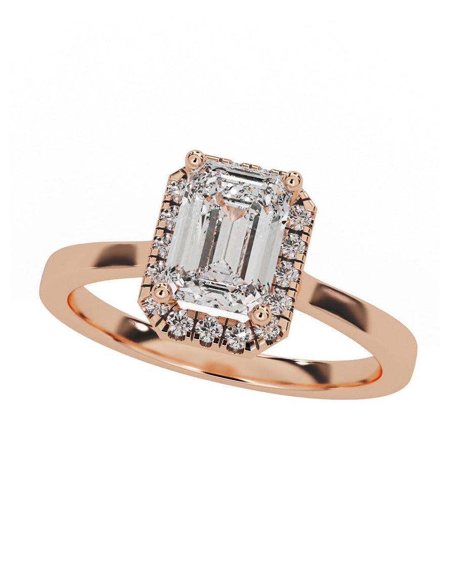Anillo de compromiso - pavé - M1223-EM-LG