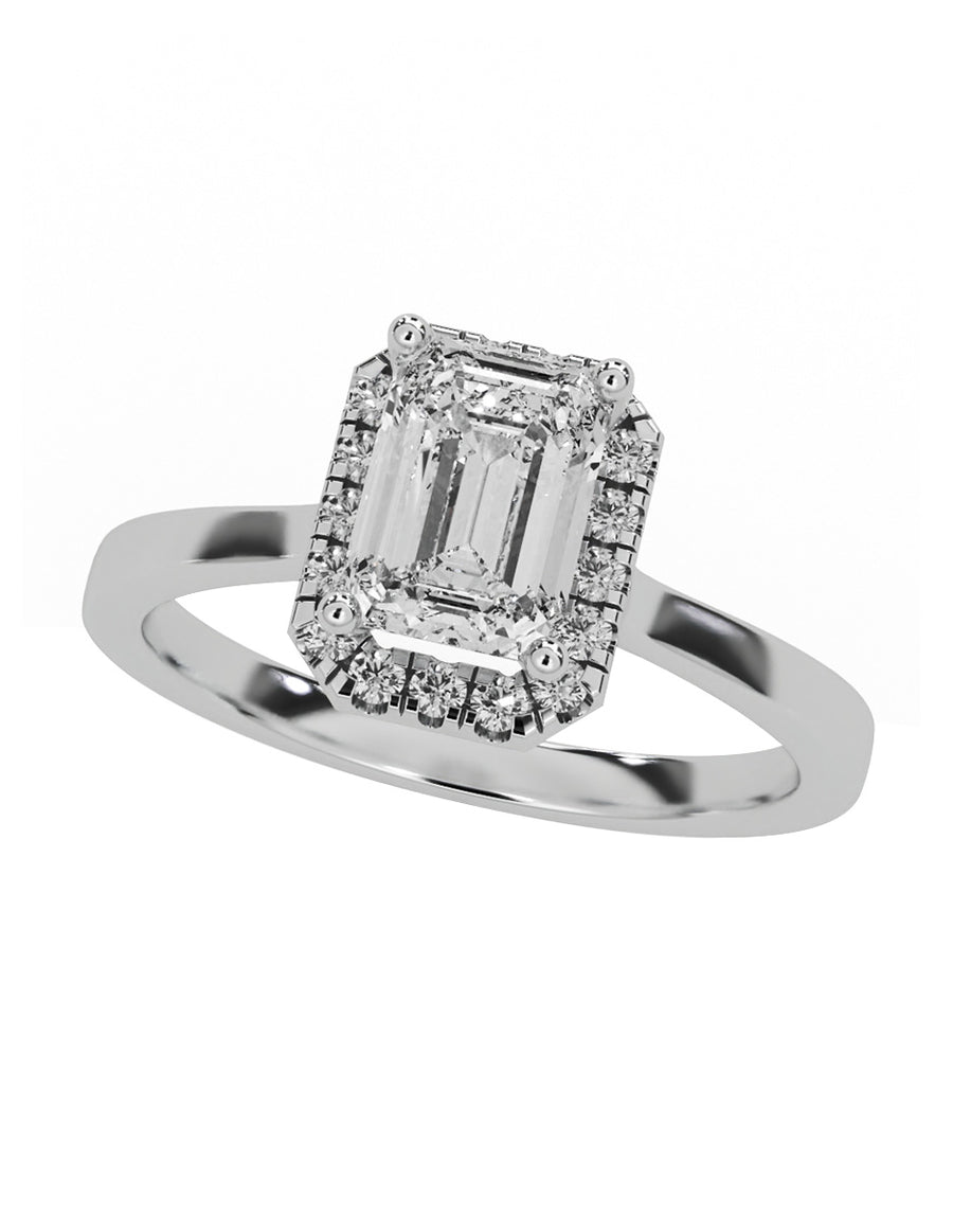 MONTADURA PARA PERSONALIZAR ANILLO DE COMPROMISO - PAVÉ