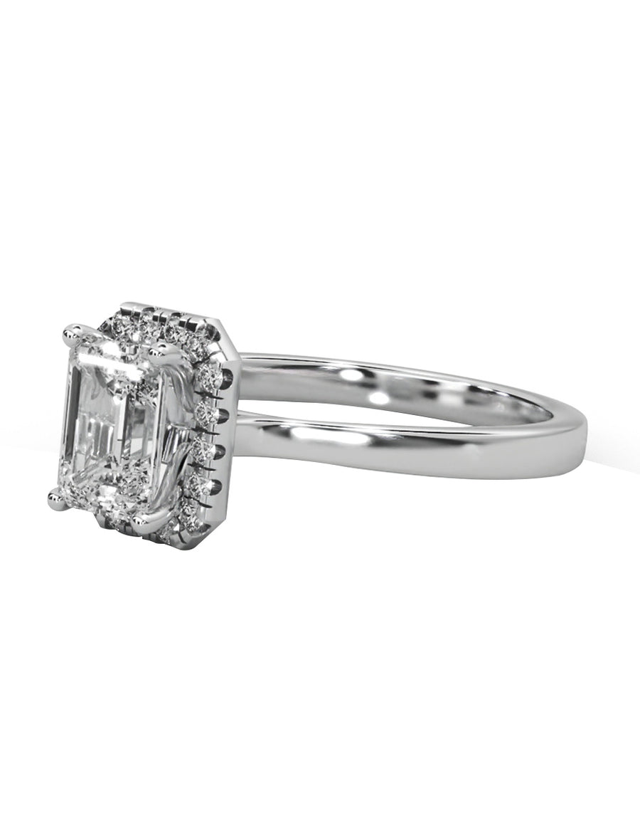 MONTADURA PARA PERSONALIZAR ANILLO DE COMPROMISO - PAVÉ