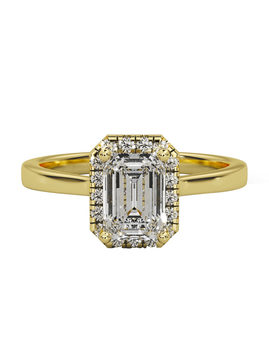 MONTADURA PARA PERSONALIZAR ANILLO DE COMPROMISO - PAVÉ