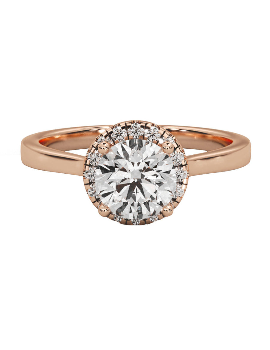 Anillo de compromiso - pavé - M1223-RD-LG