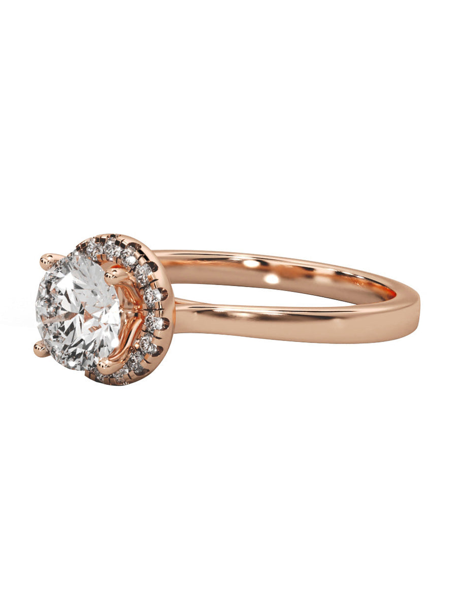 Anillo de compromiso - pavé - M1223-RD-LG