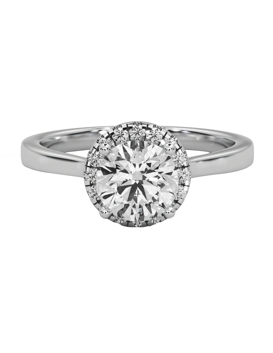 Anillo de compromiso - pavé - M1223-RD-LG