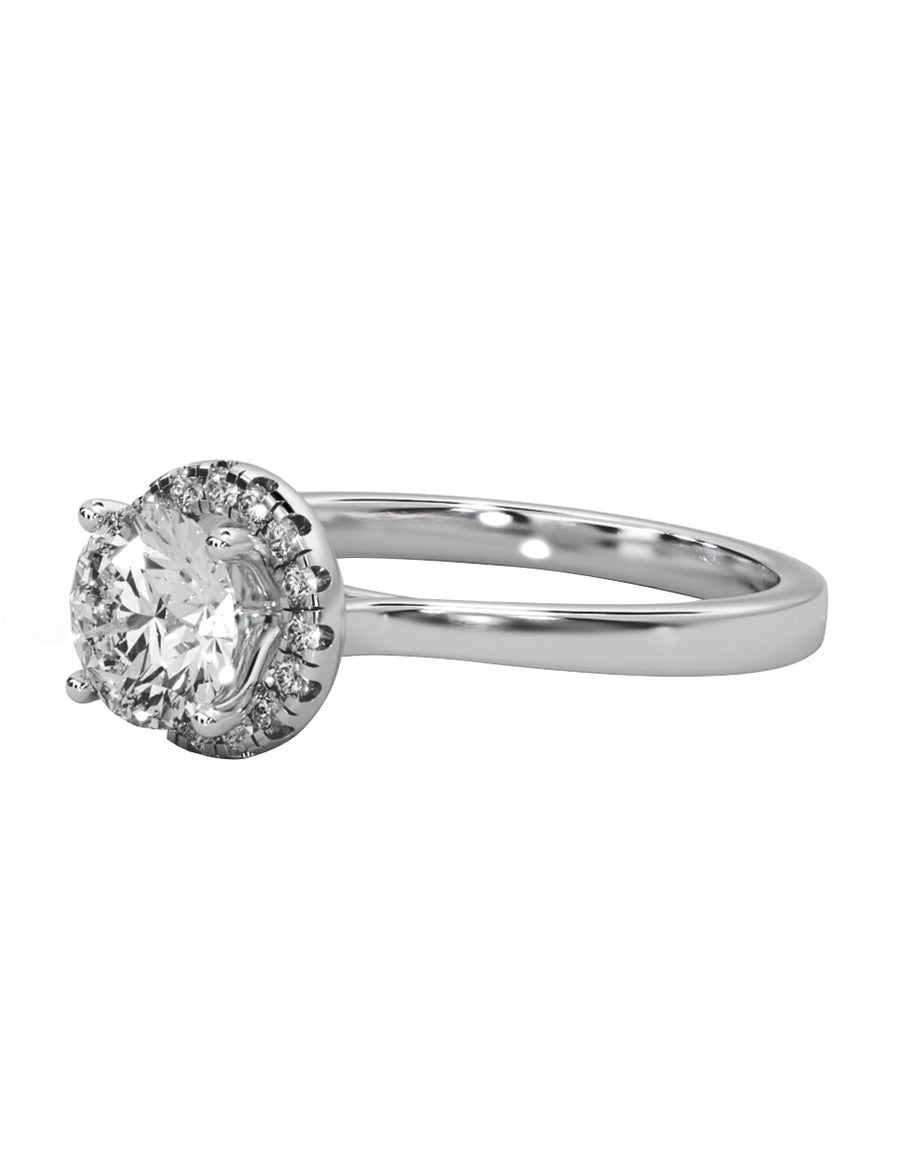 MONTADURA PARA PERSONALIZAR ANILLO DE COMPROMISO - PAVÉ