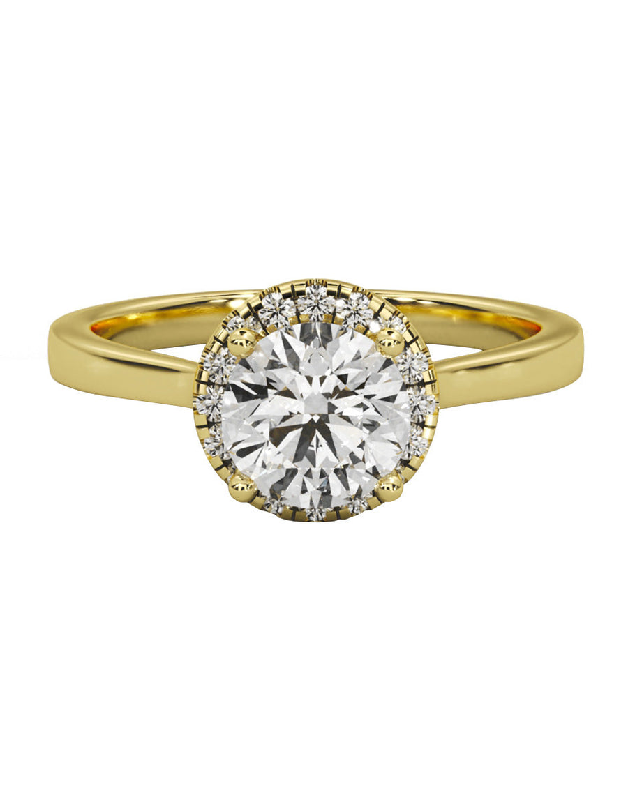 Anillo de compromiso - pavé - M1223-RD-LG