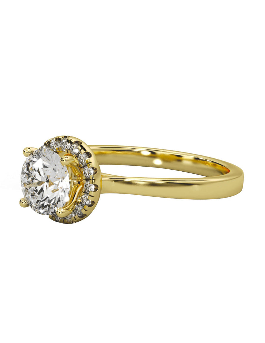 Anillo de compromiso - pavé - M1223-RD-LG