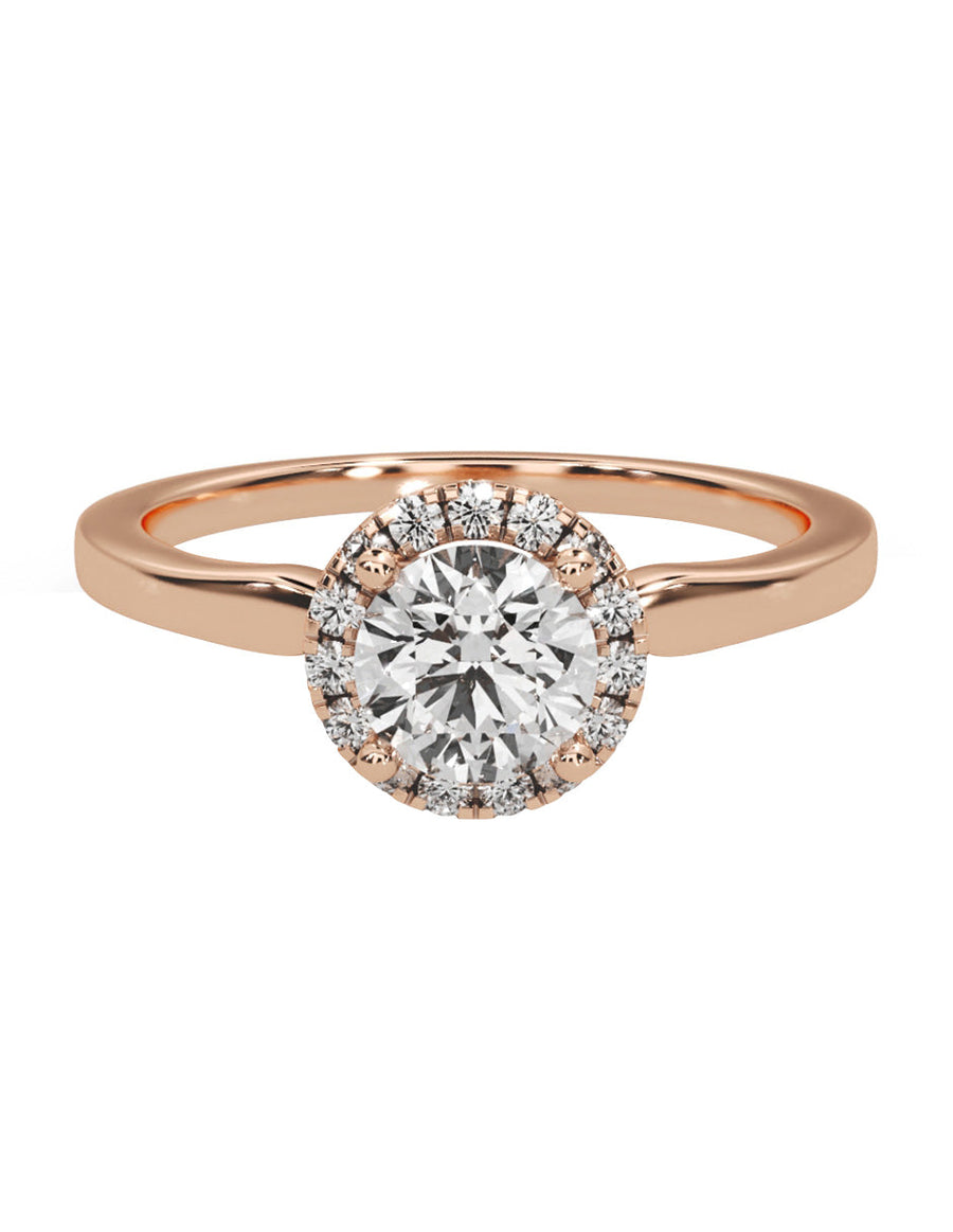 Anillo de compromiso - pavé - M1224-RD-LG