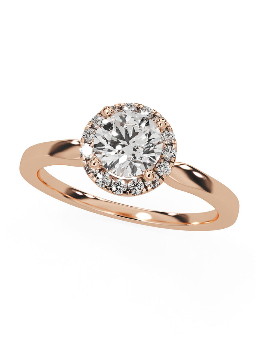 Anillo de compromiso - pavé - M1224-RD-LG