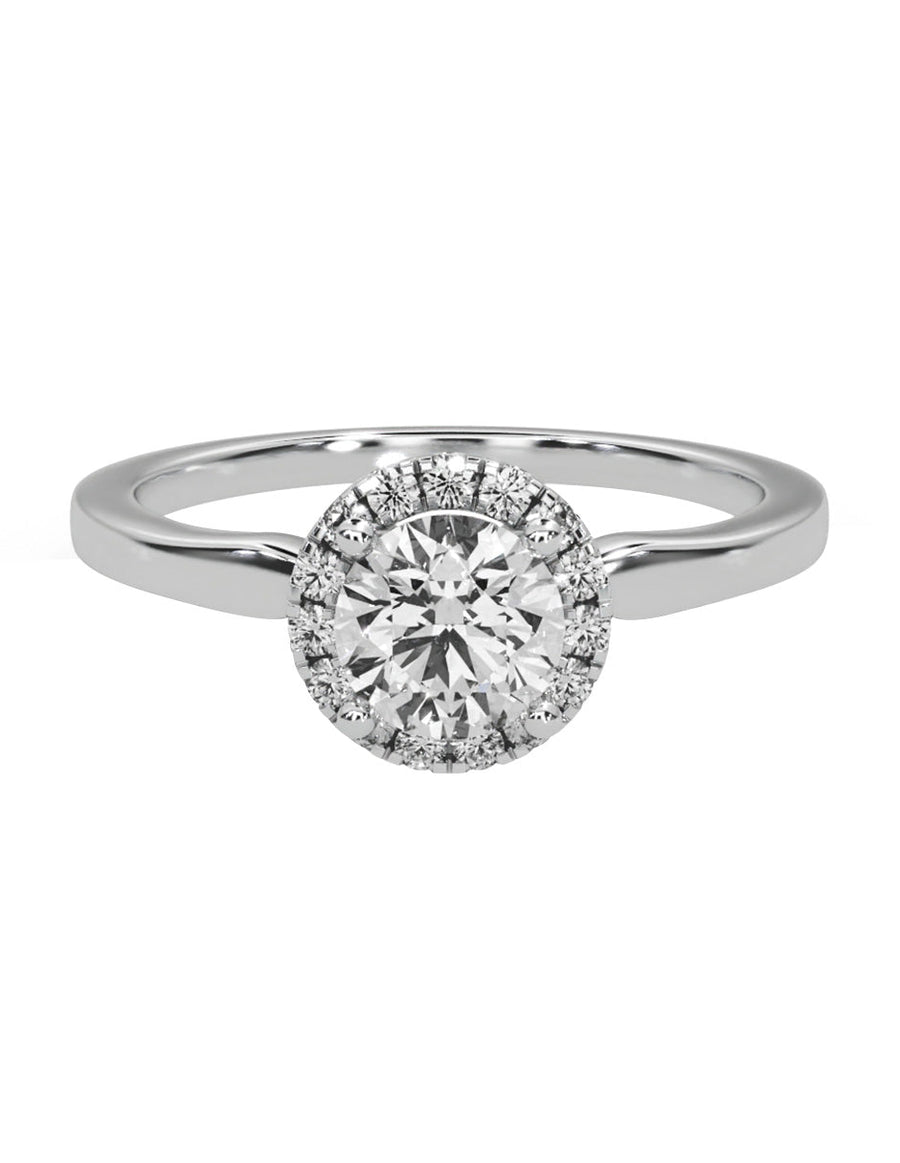 Anillo de compromiso - pavé - M1224-RD-LG