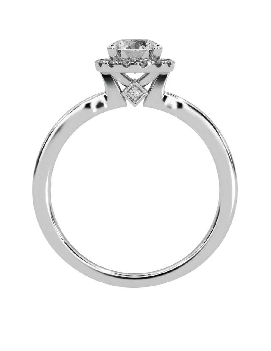 Anillo de compromiso - pavé - M1224-RD-LG