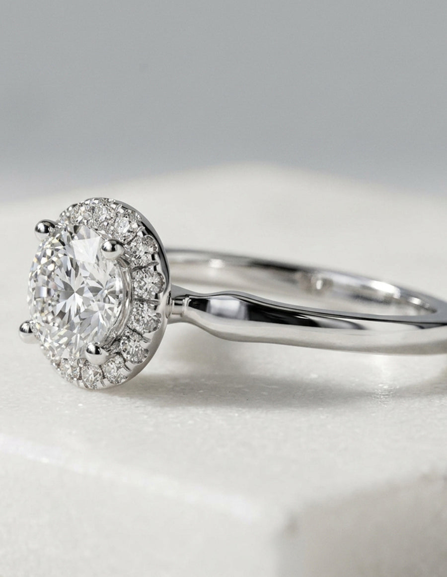 MONTADURA PARA PERSONALIZAR ANILLO DE COMPROMISO - PAVÉ