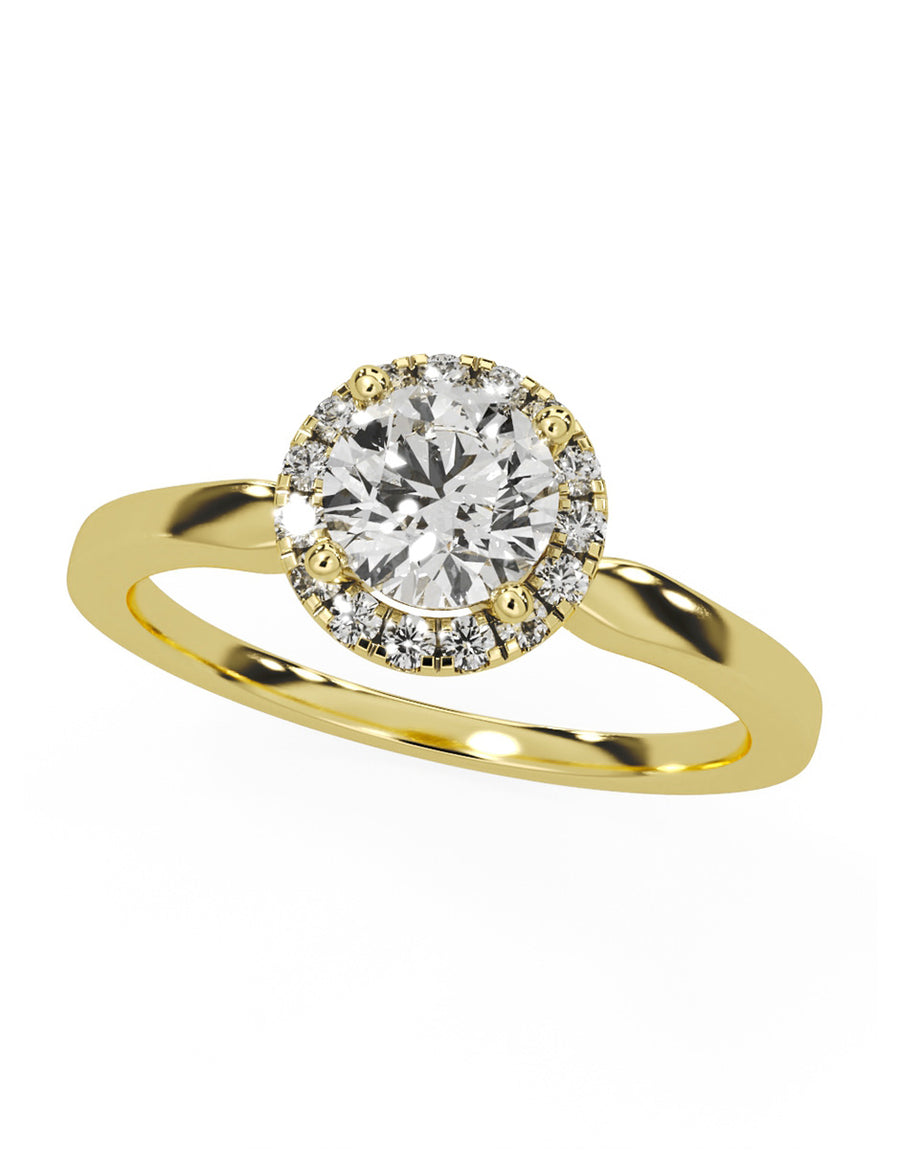 MONTADURA PARA PERSONALIZAR ANILLO DE COMPROMISO - PAVÉ