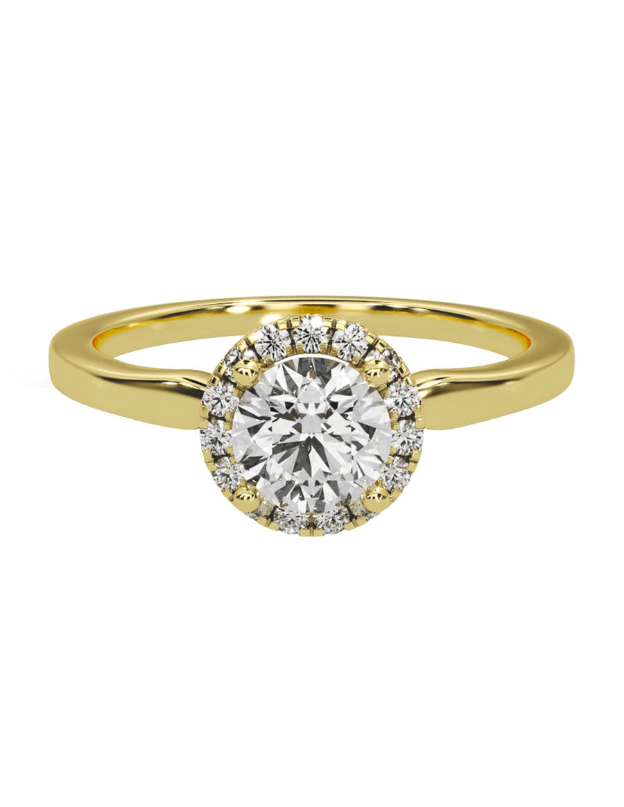 Anillo de compromiso - pavé - M1224-RD-LG