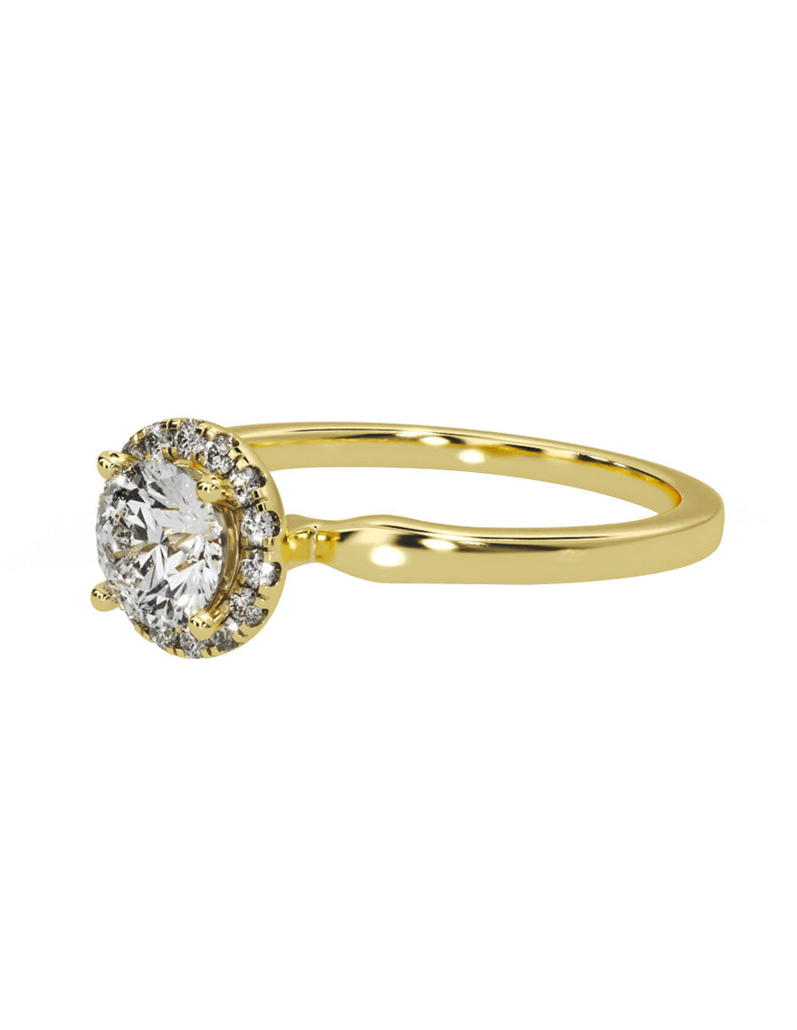 Anillo de compromiso - pavé - M1224-RD-LG