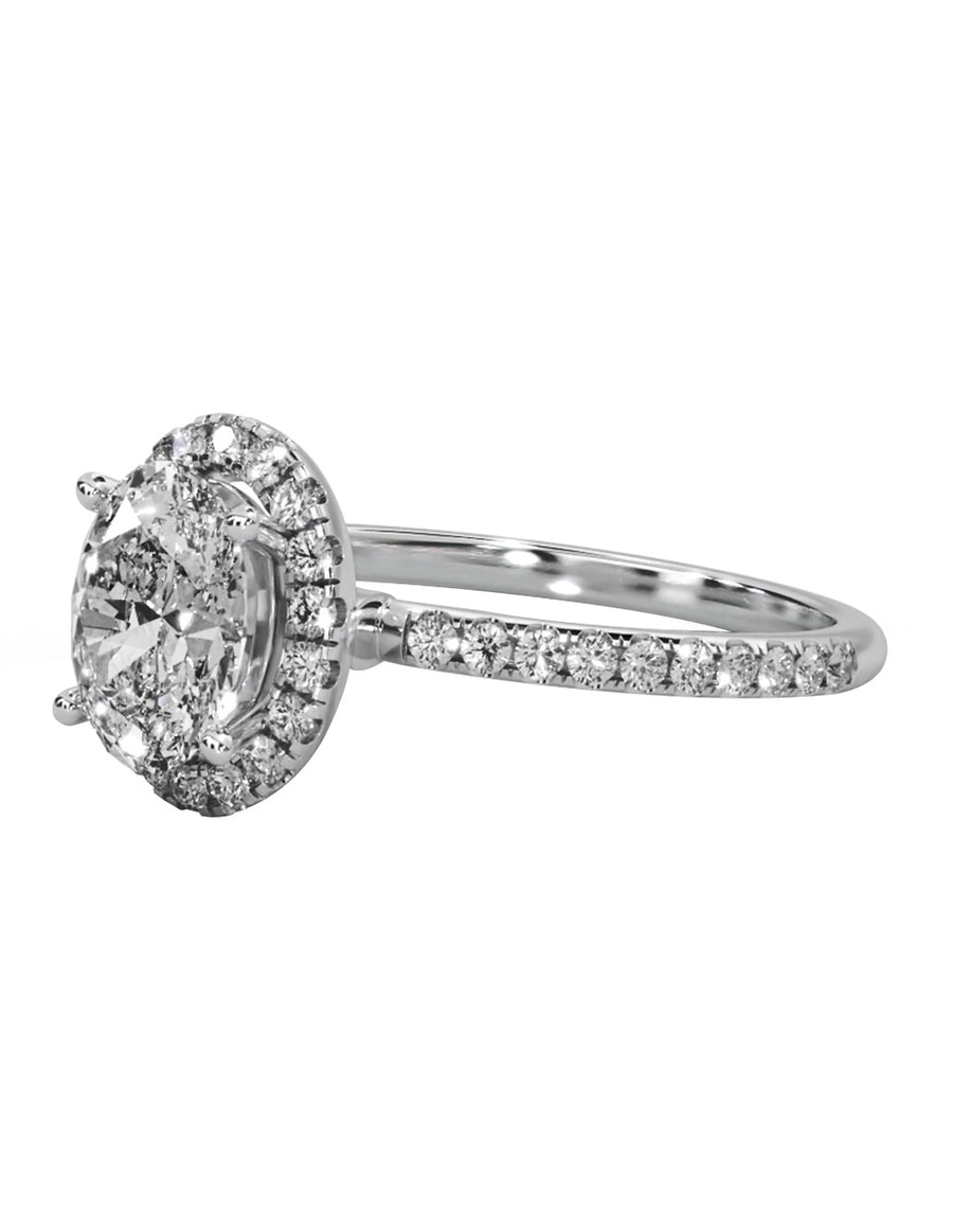MONTADURA PARA PERSONALIZAR ANILLO DE COMPROMISO - PAVÉ