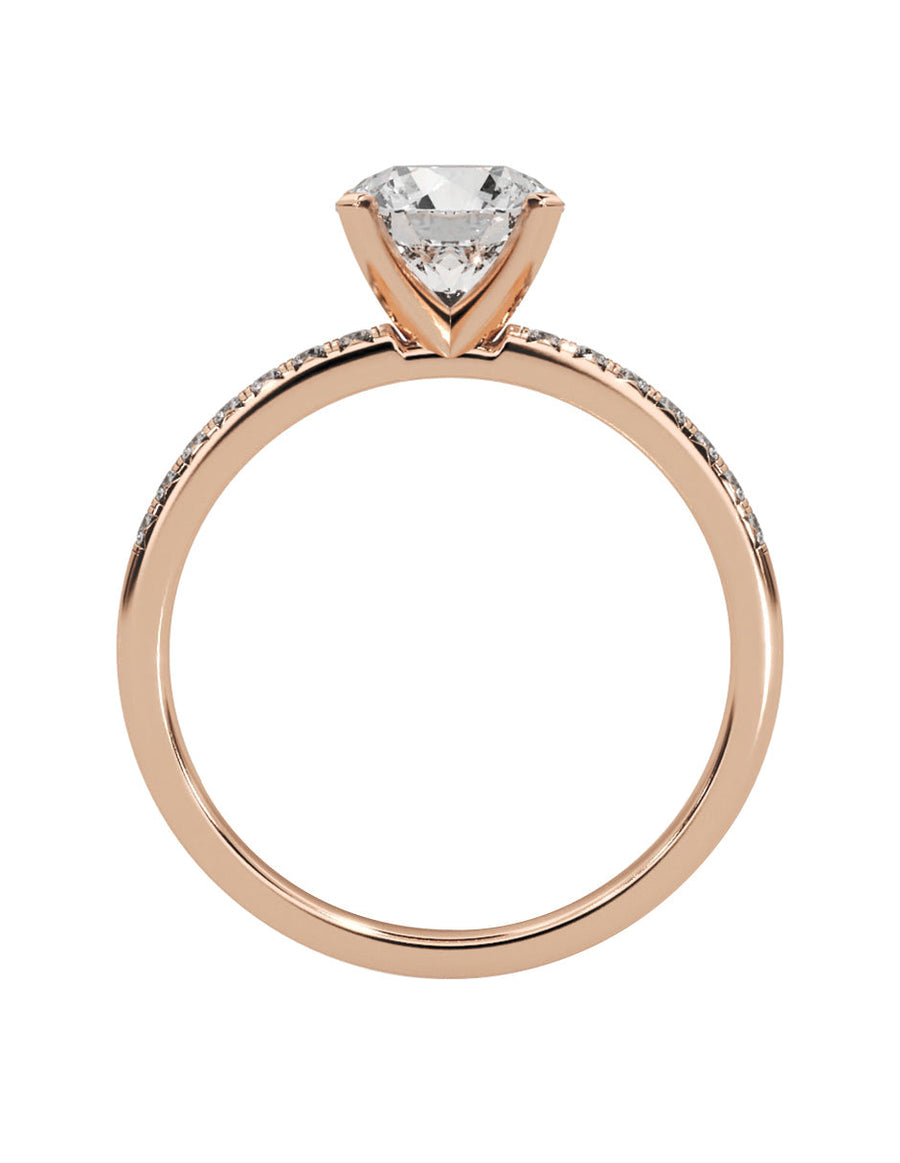 Anillo de compromiso - pavé - M1226-RD-LG