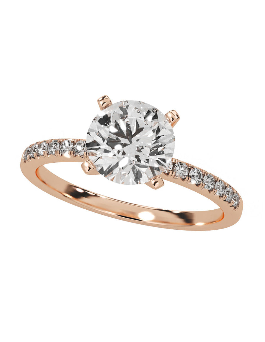 Anillo de compromiso - pavé - M1226-RD-LG