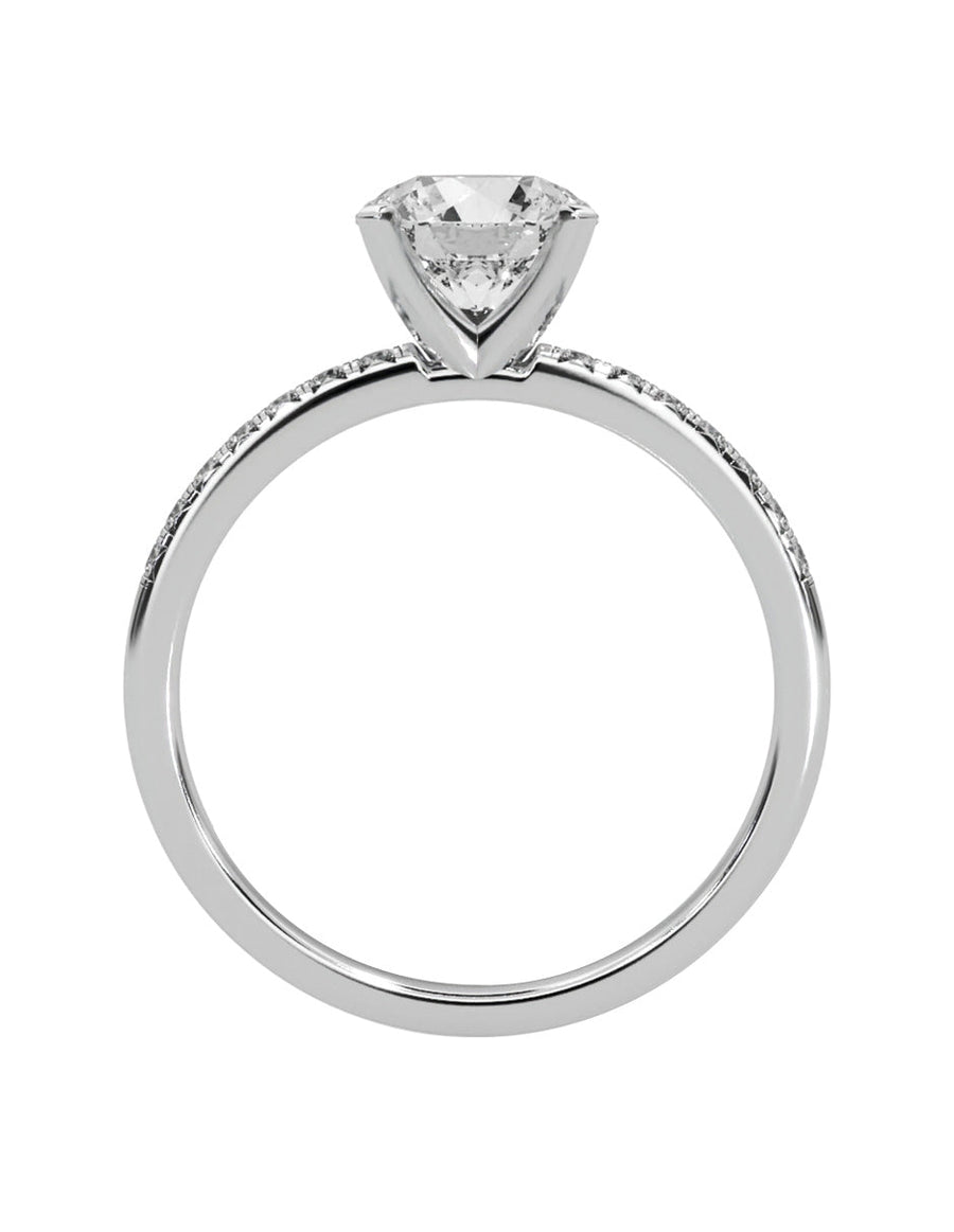 Anillo de compromiso - pavé - M1226-RD-LG