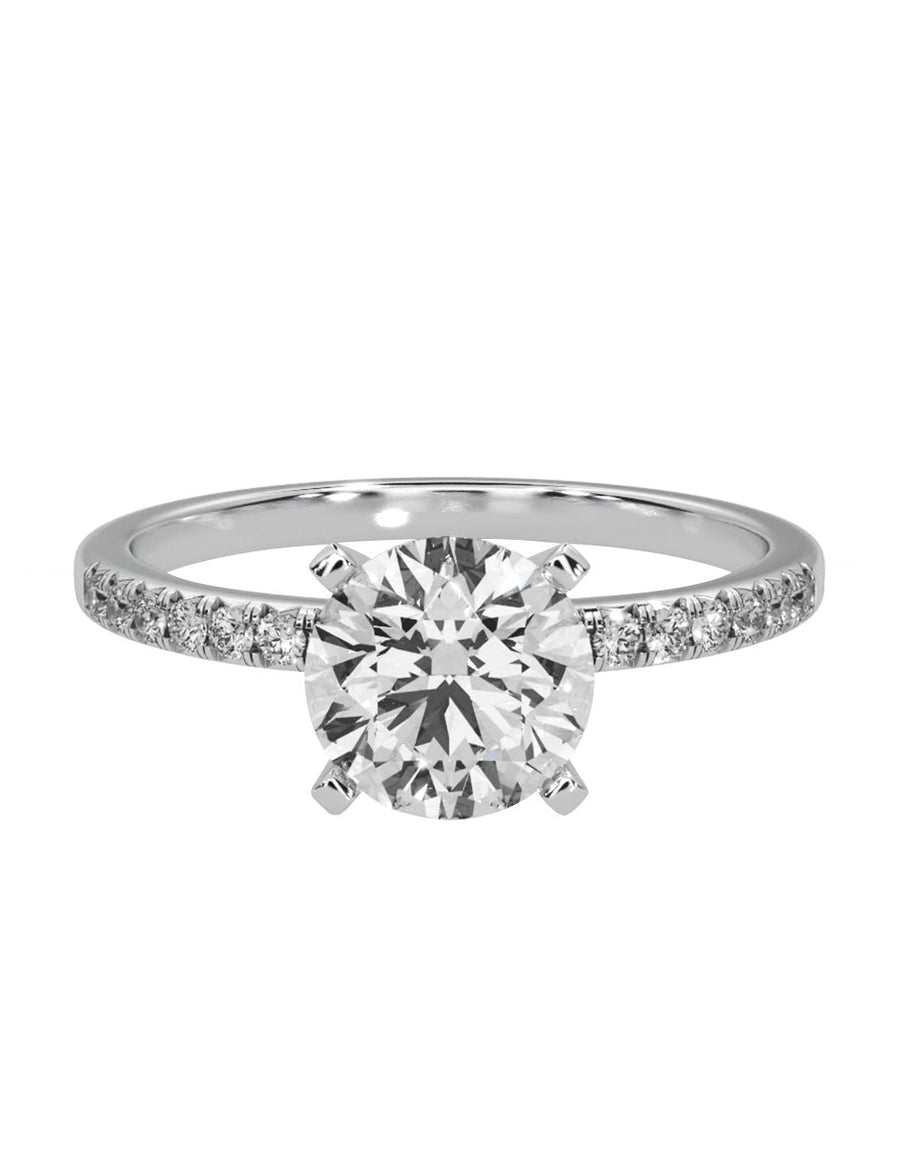 Anillo de compromiso - pavé - M1226-RD-LG