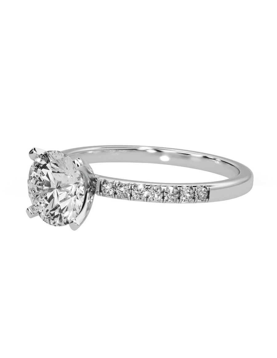 Anillo de compromiso - pavé - M1226-RD-LG