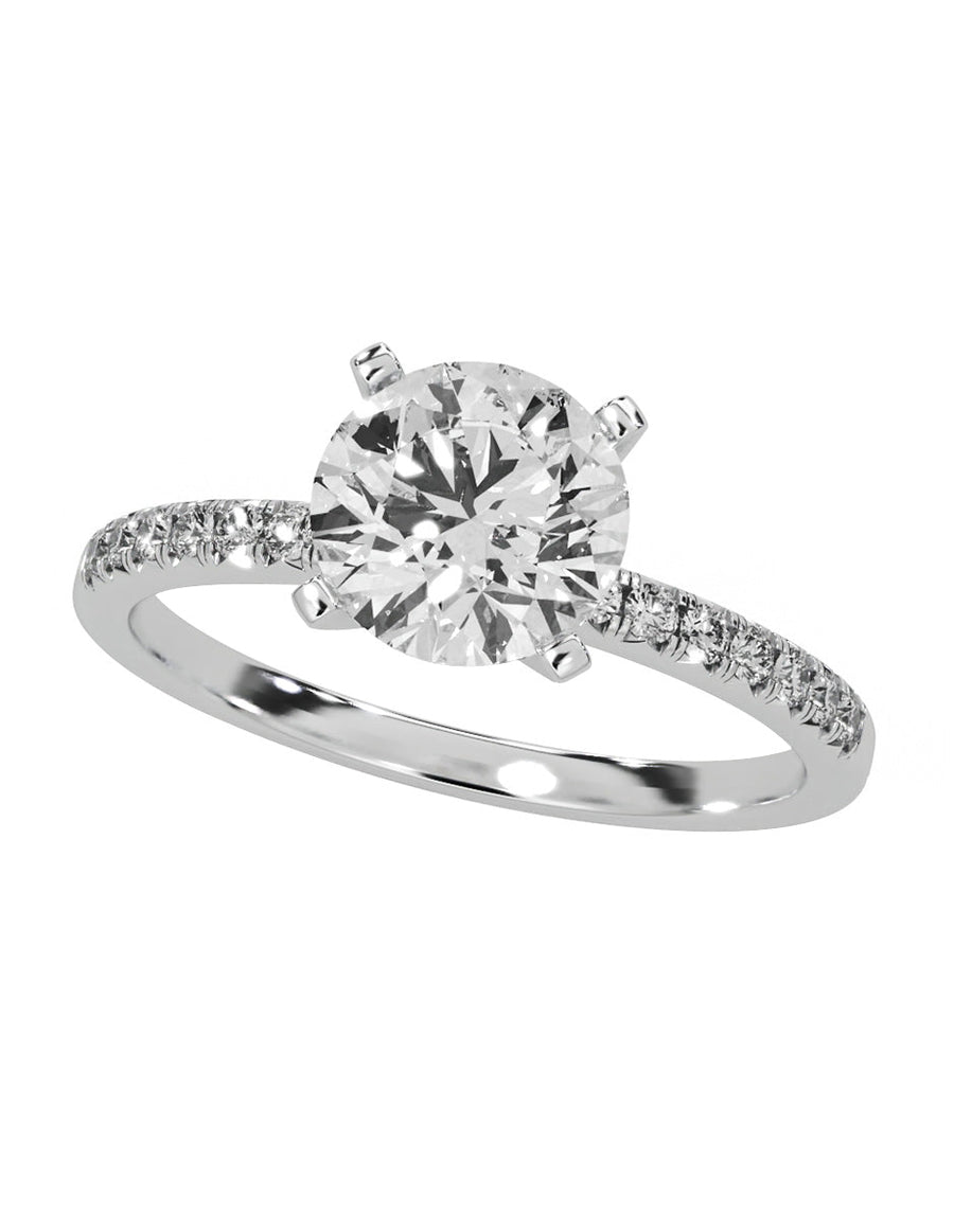 Anillo de compromiso - pavé - M1226-RD-LG