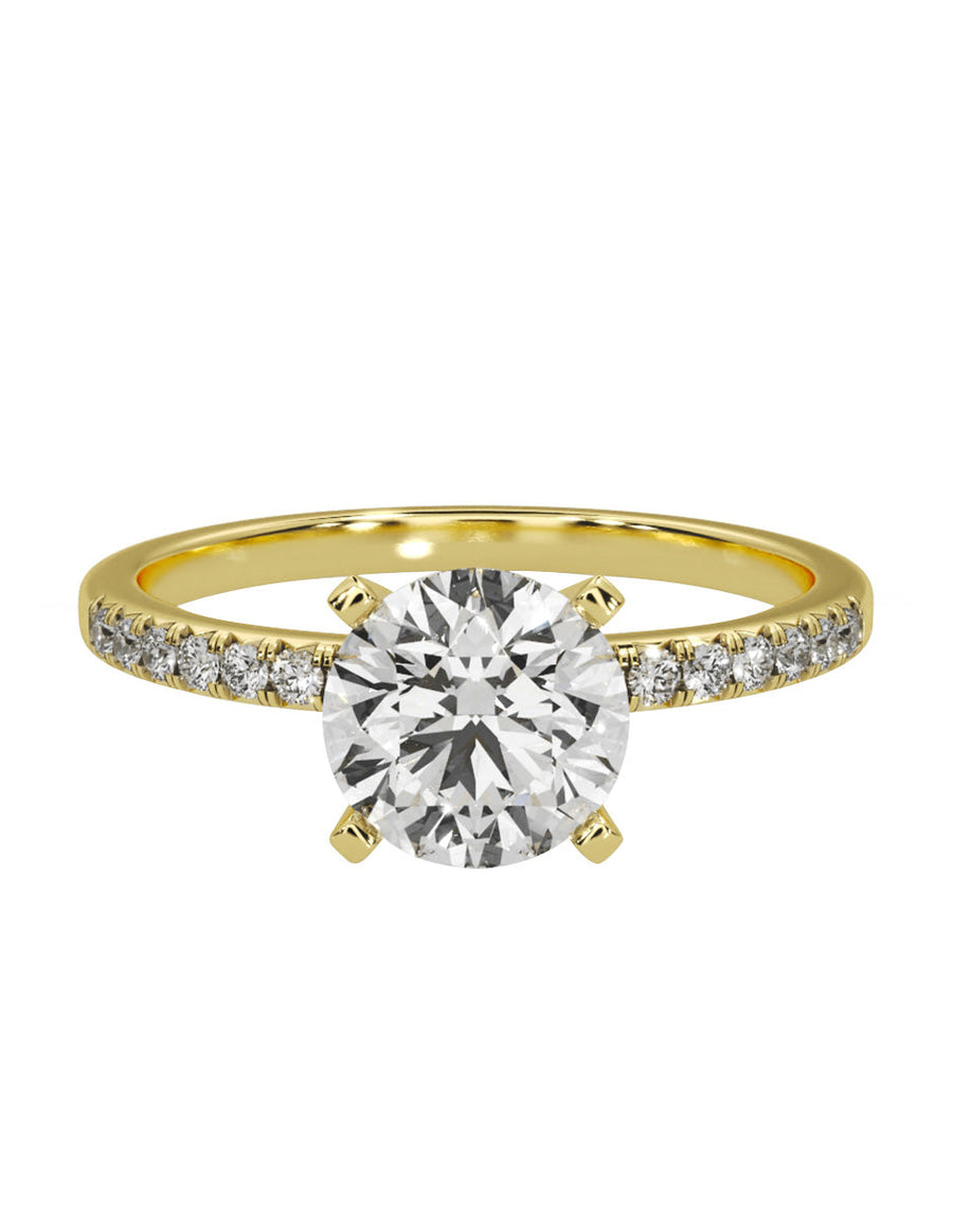 Anillo de compromiso - pavé - M1226-RD-LG