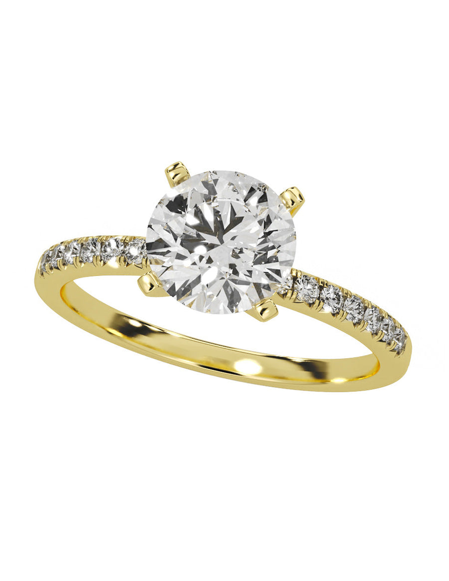 Anillo de compromiso - pavé - M1226-RD-LG