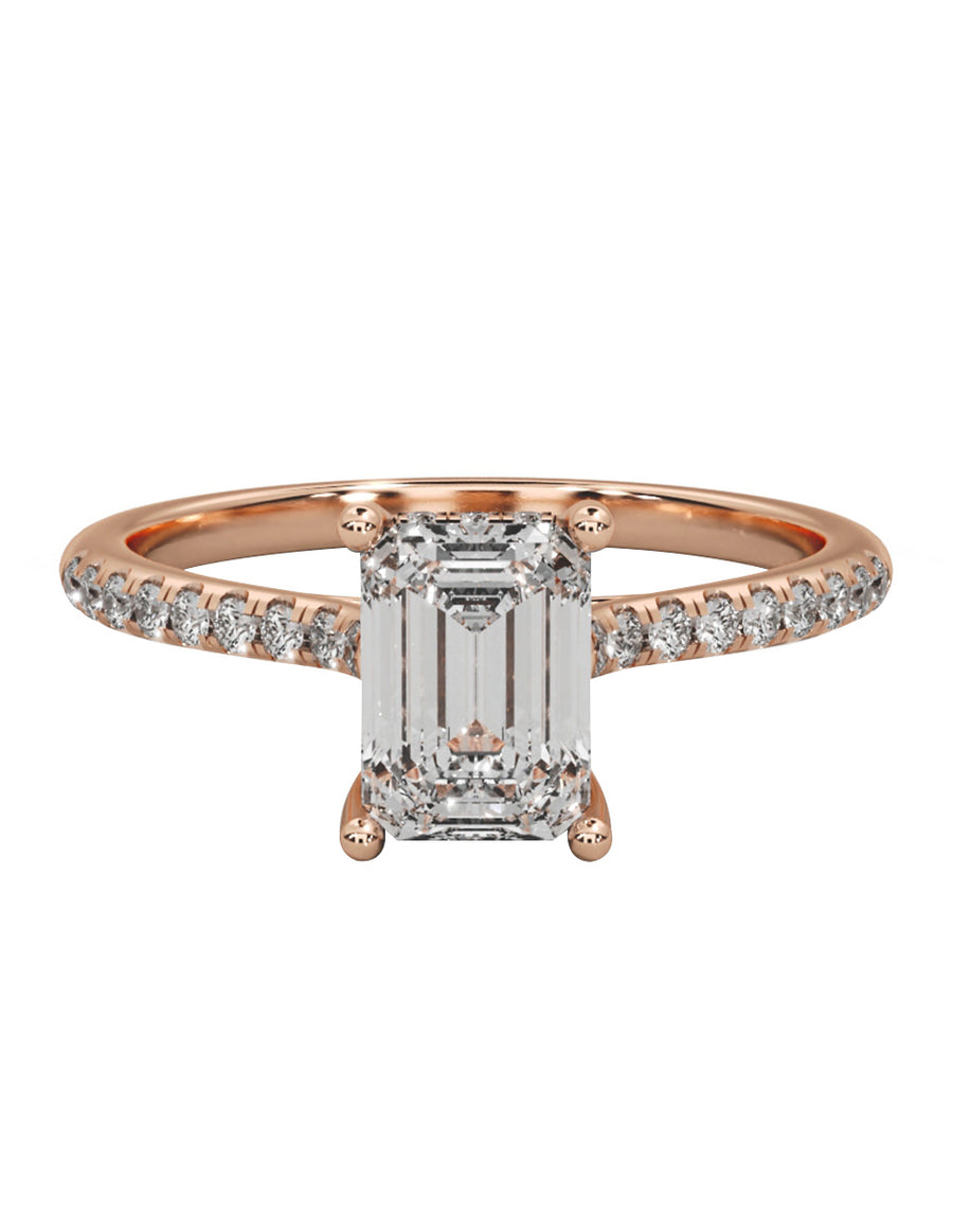MONTADURA PARA PERSONALIZAR ANILLO DE COMPROMISO - PAVÉ