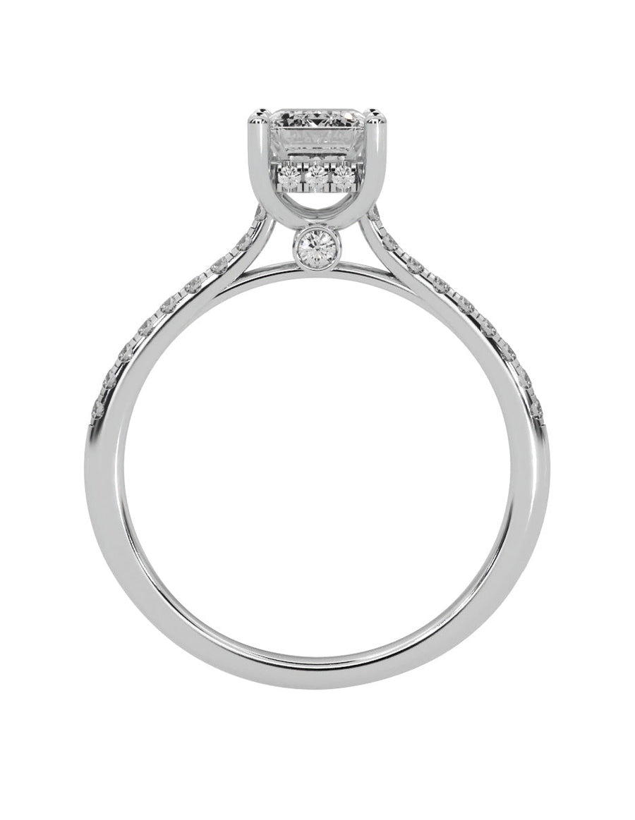 Anillo de Compromiso - pavé - M1227-EM-CZ