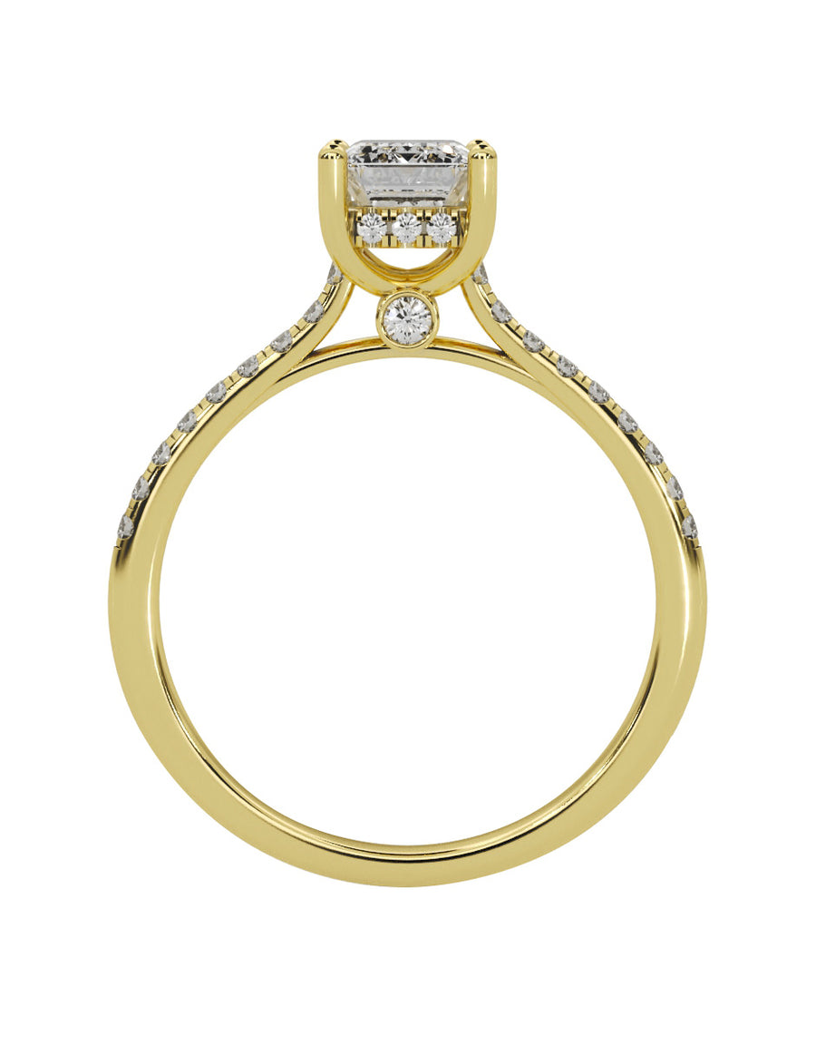MONTADURA PARA PERSONALIZAR ANILLO DE COMPROMISO - PAVÉ